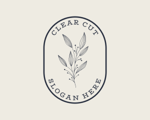 Natural Aesthetic Floral logo design