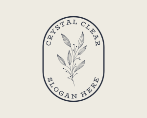 Natural Aesthetic Floral logo design