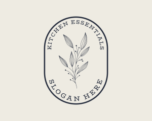 Natural Aesthetic Floral logo design