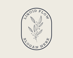 Natural Aesthetic Floral logo design