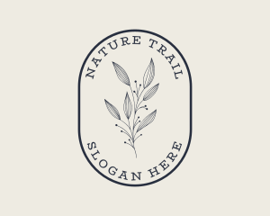 Natural Aesthetic Floral logo design