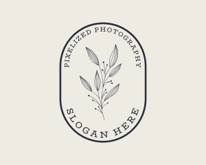 Natural Aesthetic Floral logo design