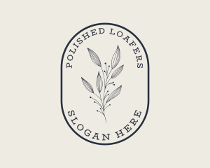 Natural Aesthetic Floral logo design