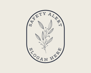 Natural Aesthetic Floral logo design