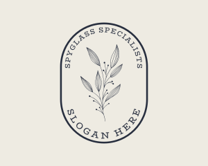 Natural Aesthetic Floral logo design