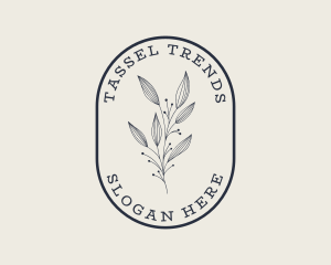 Natural Aesthetic Floral logo design