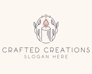 Scented Candle Spa logo design