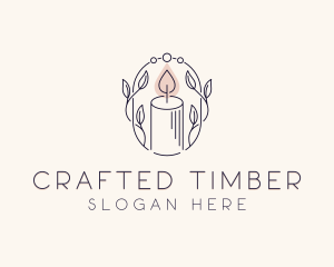 Scented Candle Spa logo design