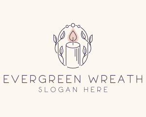 Scented Candle Spa logo design