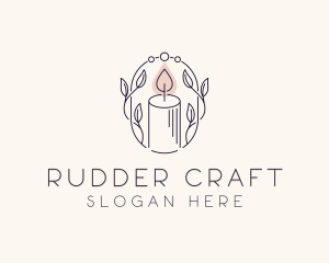 Scented Candle Spa logo design