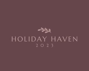 Elegant Holiday Business logo design