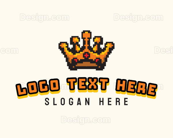 Pixel Royal Crown Logo