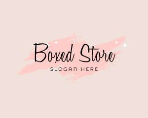 Beauty Store Wordmark logo design