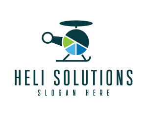 Statistics Chart Helicopter logo