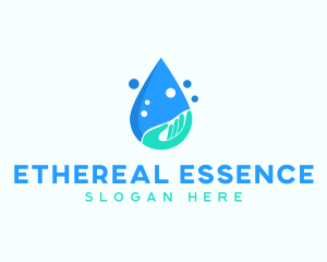 Hand Wash Droplet logo design