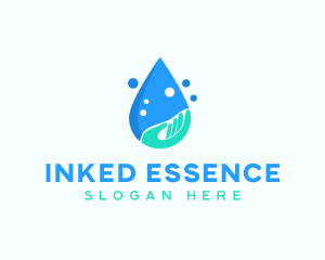 Hand Wash Droplet logo design