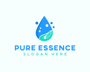 Hand Wash Droplet logo design