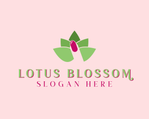 Lotus Nail Spa logo design