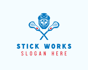 Lacrosse Sports Team logo design