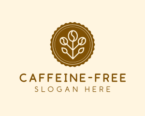 Coffee Plant Badge logo design