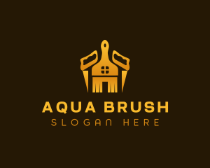 Paint Brush Renovation logo design