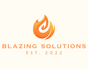 Flaming Hot Energy logo design