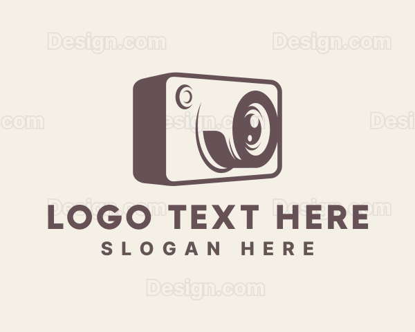 Photobooth Camera Lens Logo