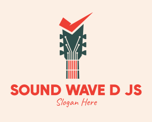 Guitar Soundcheck logo design