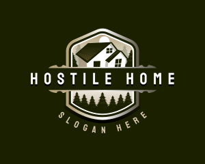 Realtor Home Roofing logo design