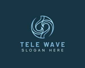 Wave Water Surfing logo design