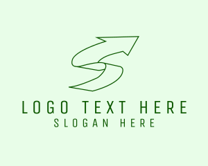 Logistics Arrow Letter S Logo