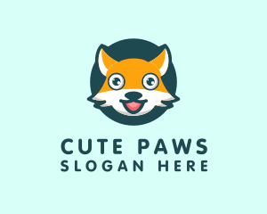 Cute Feline Cat logo design