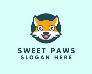 Cute Feline Cat logo design