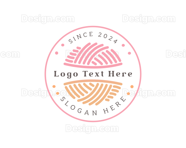 Yarn Crochet Knitting Logo