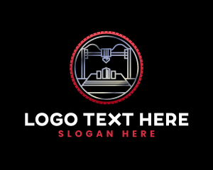 Industrial Printer Machine logo