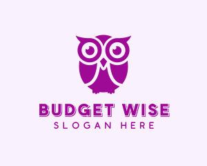 Wise Owl Bird logo design