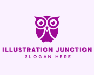 Wise Owl Bird logo