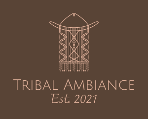 Tribal Woven Macrame logo design