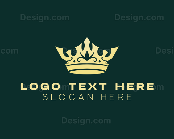 Elegant Monarch Crown Logo