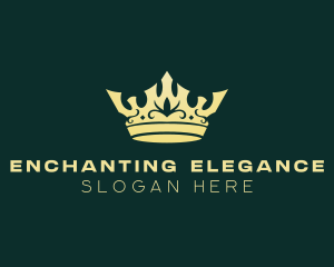 Elegant Monarch Crown logo design