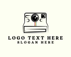 Polaroid Camera Photography Logo
