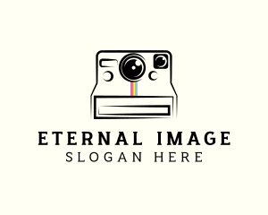 Polaroid Camera Photography logo design