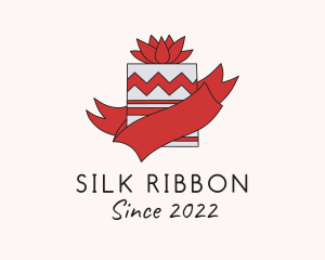 Flower Ribbon Box logo design