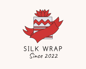 Flower Ribbon Box logo design