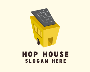 House Solar Panel logo design