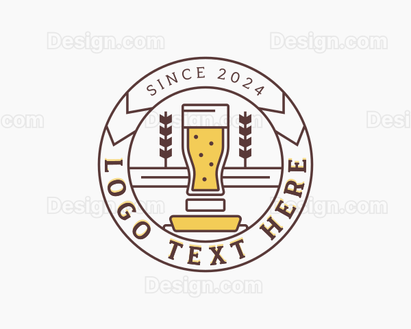 Beer Liquor Pub Logo