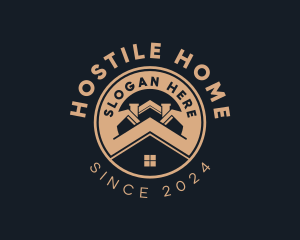 Home Roof Housing logo design