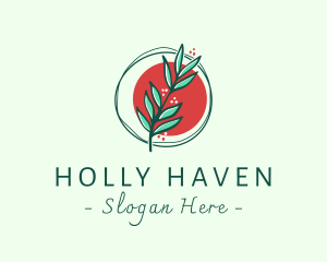 Holly Leaf Plant  logo