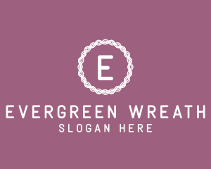 Modern Wreath Ring logo design