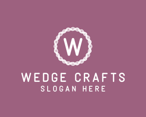 Modern Wreath Ring logo design